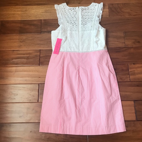 Lilly Pulitzer Pink Tropics Maya Shift Dress Size 10 NEW - Picture 9 of 13